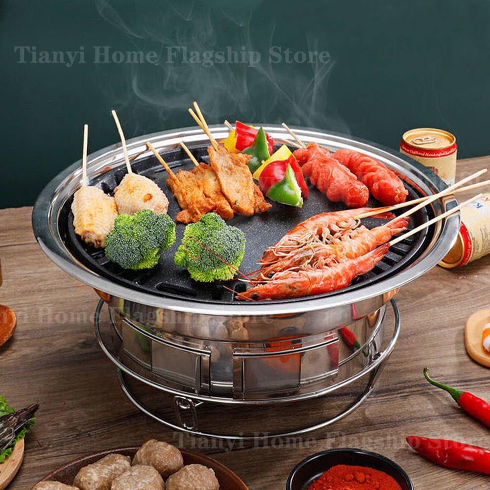Stainless Steel Charcoal Grill - Korean Bbq Grill review and price